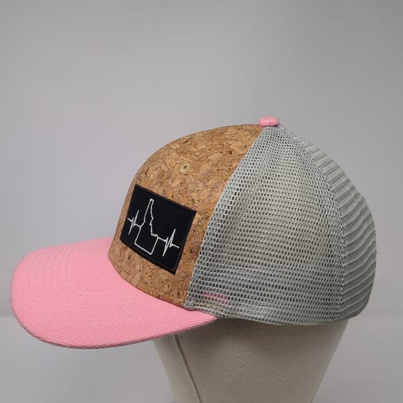 Idaho Heartbeat Snapback Trucker Hat Multi OS Adjustable The Heartbeat Brand - Picture 3 of 9
